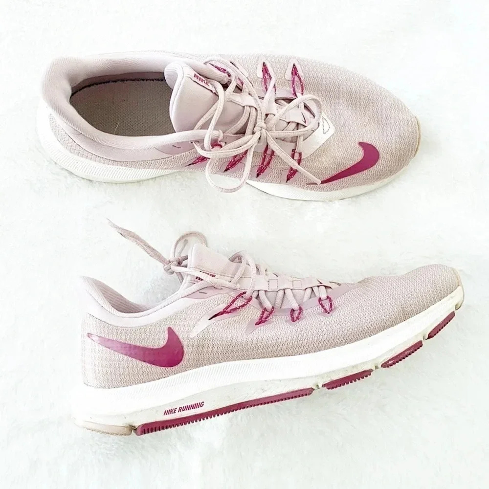 Nike Pink Quest Running Sneakers - Picture 2 of 11